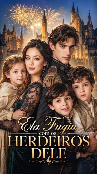 Capa da minissérie Ela Fugiu com os Herdeiros Dele
