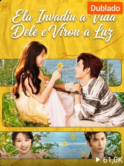 Capa da minissérie Ela Invadiu a Vida Dele e Virou a Luz