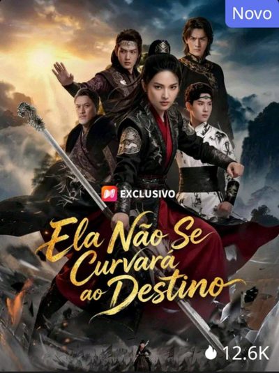 Capa da minissérie Ela Não Se Curvará ao Destino