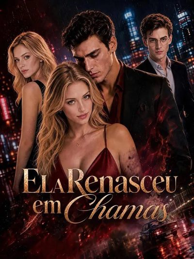 Capa da minissérie Ela Renasceu em Chamas