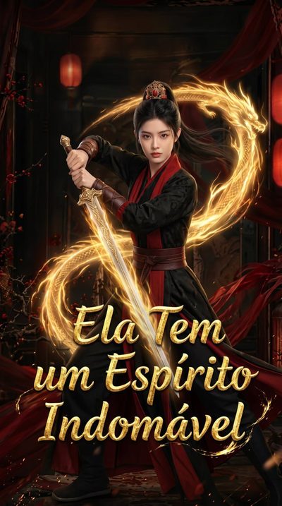 Capa da minissérie Ela Tem um Espírito Indomável