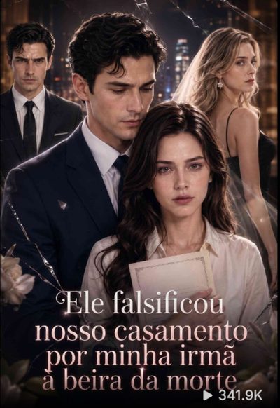Capa da minissérie Ele Falsificou Nosso Casamento por Minha Irmã à Beira da Morte -