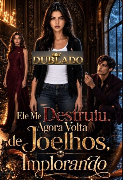 Capa da minissérie ELE NE DESTRUIU, AGORA VOLTA DE JOELHOS IMPLORANDO (Curta-metragem)