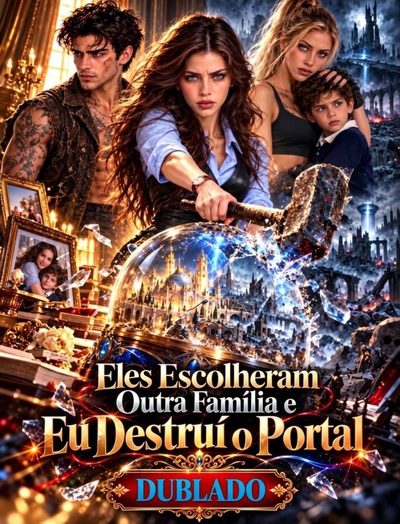 Capa da minissérie Eles Escolheram Outra Família e Eu Destruí o Portal