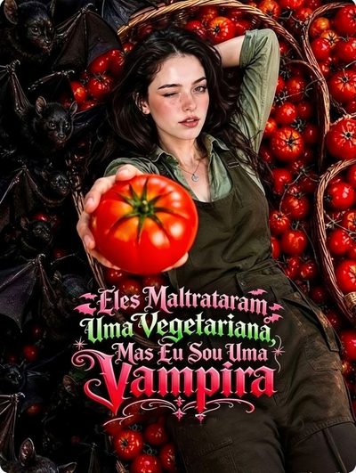 Capa da minissérie Eles Maltrataram uma Vegetariana, Mas Eu Sou uma Vampira