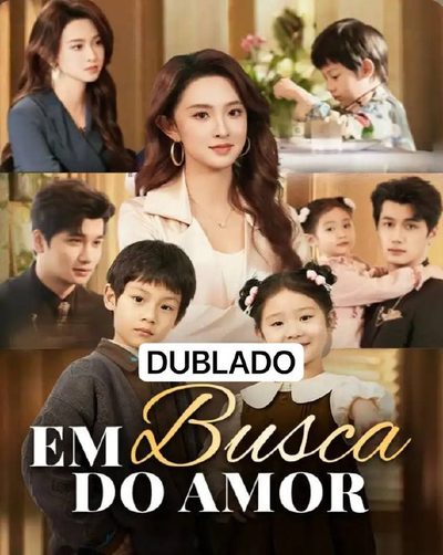Capa da minissérie EM BUSCA DO AMOR Mamãe audaciosa e o pequeno Mamãe poderosa e os filhos cupidos