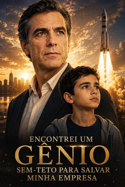 Capa da minissérie Encontrei um Gênio Sem-teto para Salvar Minha Empresa -