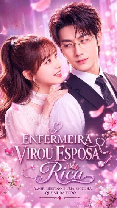 Capa da minissérie Enfermeira Virou Esposa Rica dublado