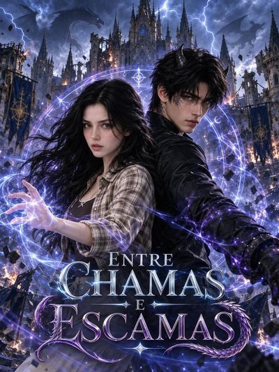 Capa da minissérie Entre Chamas e Escamas