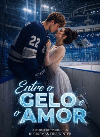 Capa da minissérie ENTRE O GELO GELO E AMOR ⚠️ Curta metragem 56min de duração. Sem informações de continuação!
