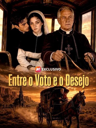 Capa da minissérie Entre o Voto e o Desejo