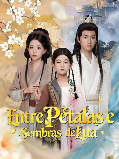 Capa da minissérie Entre Pétalas e Sombras de Lua