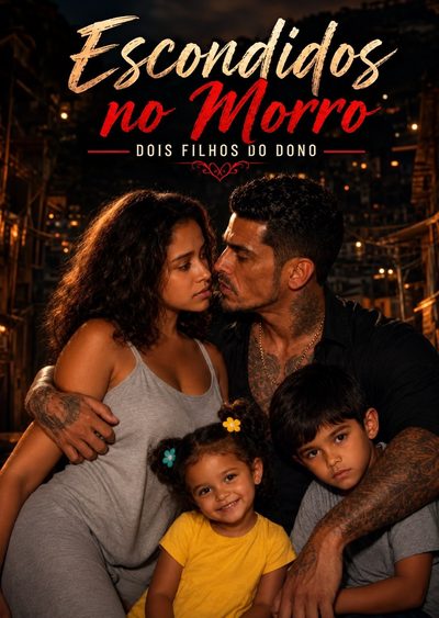 Capa da minissérie Escondidos no Morro - dos Filhos do Dono -