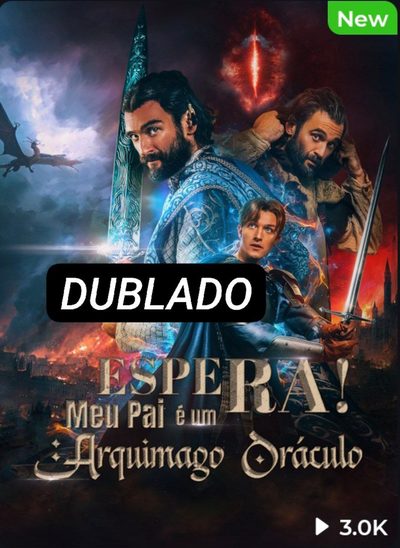 Capa da minissérie Espere! Meu Pai É um Arquimago Dublado