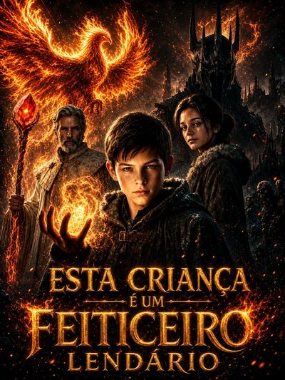 Capa da minissérie Esta Criança É um Feiticeiro Lendário