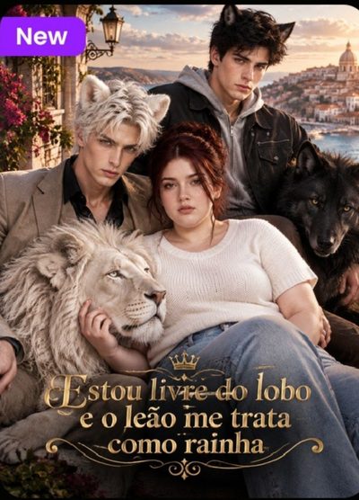 Capa da minissérie Estou Livre do Lobo e o Leão Me Trata Como Rainha