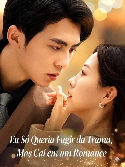 Capa da minissérie Eu Só Queria Fugir da Trama Mas Cai em um Romance