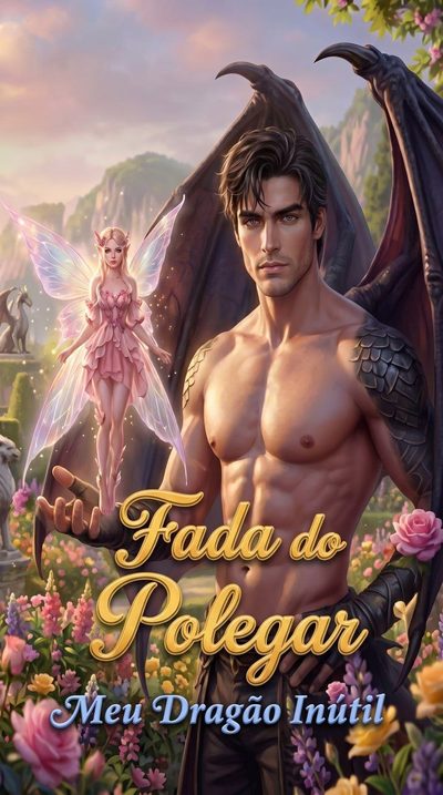 Capa da minissérie Fada do Polegar - Meu Dragão Inútil Thumb Fairy- My Useless Dragon