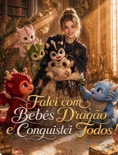 Capa da minissérie Falei com Bebês Dragão e Conquistei Todos!