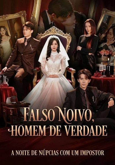 Capa da minissérie Falso Noivo,homem de Verdade a Noite de Núpcias com um Impostor Legendado