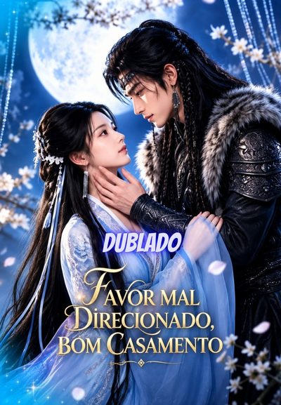 Capa da minissérie Favor mal direcionado, bom casamento