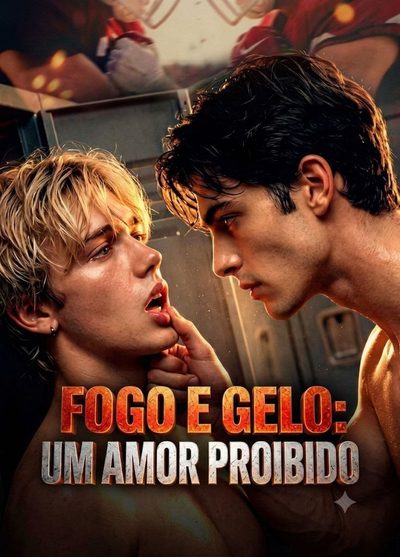Capa da minissérie Fogo e Gelo um Amor Proibido -