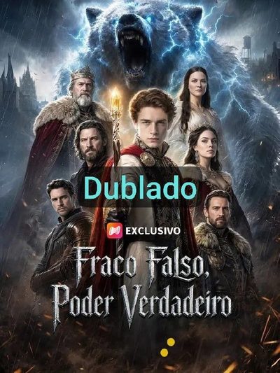 Capa da minissérie Fraco Falso Poder Verdadeiro