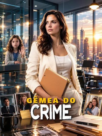 Capa da minissérie Gêmea do Crime
