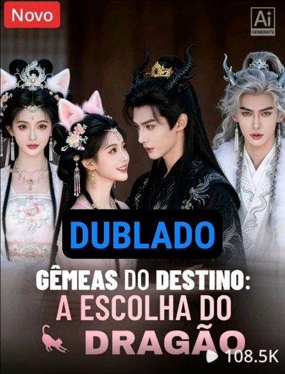 Capa da minissérie Gêmeas do Destino: a Escolha do Dragão