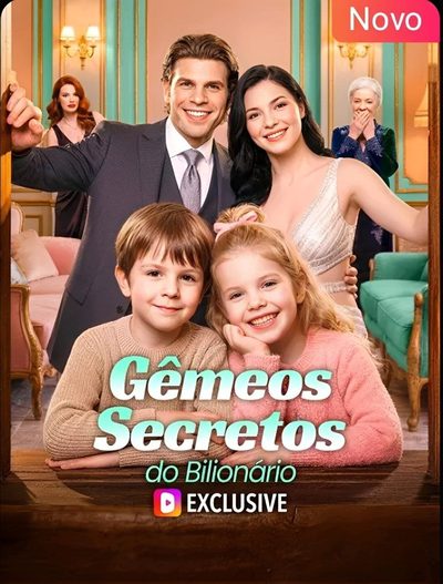 Capa da minissérie Gêmeos Secretos do Bilionário