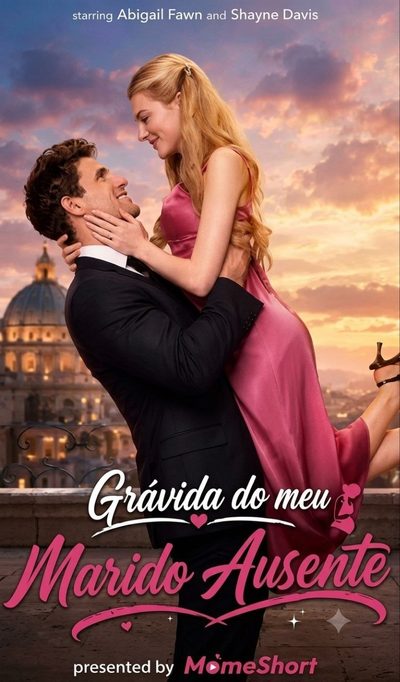 Capa da minissérie GRÁVIDA DO MEU MARIDO AUSENTE PREGNANT BY MY ABSENT HUSBAND Legenda exclusiva