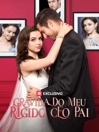 Capa da minissérie Grávida do Meu Rígido CEO Pai -