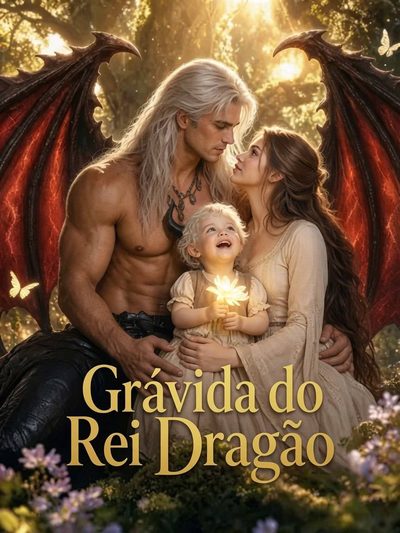 Capa da minissérie Grávida do Rei Dragão Me Rejeite, Rei Dragão