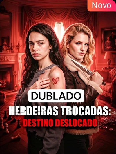 Capa da minissérie Herdeiras Trocadas: Destino Deslocado