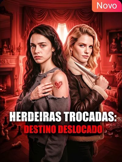 Capa da minissérie Herdeiras Trocadas: Destino Deslocado