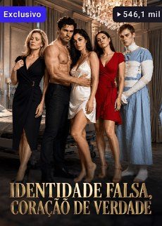 Capa da minissérie Identidade Falsa Coração de Verdade