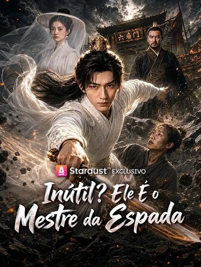 Capa da minissérie Inútil? Ele É o Mestre da Espada