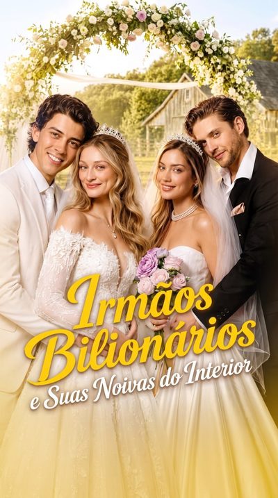 Capa da minissérie Irmãos Bilionários e Suas Noivas do Interior