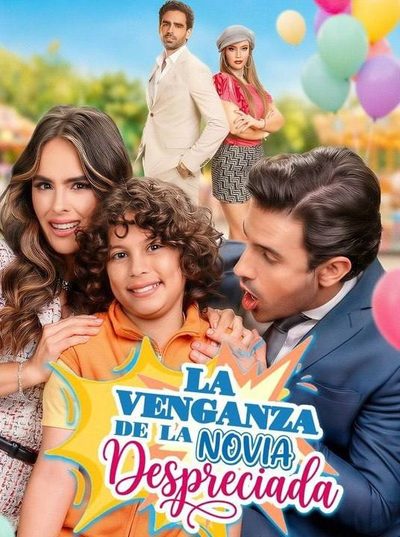 Capa da minissérie La Venganza de La Novia Despreciada a Vingança da Noiva Desprezada