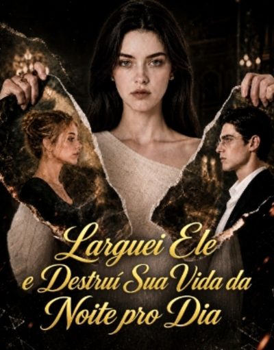 Capa da minissérie Larguei Ele e Destruí Sua Vida da Noite Pro Dia