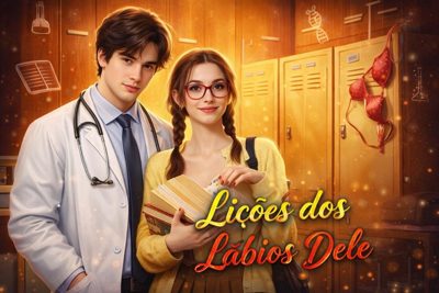 Capa da minissérie Lições dos Lábios Dele