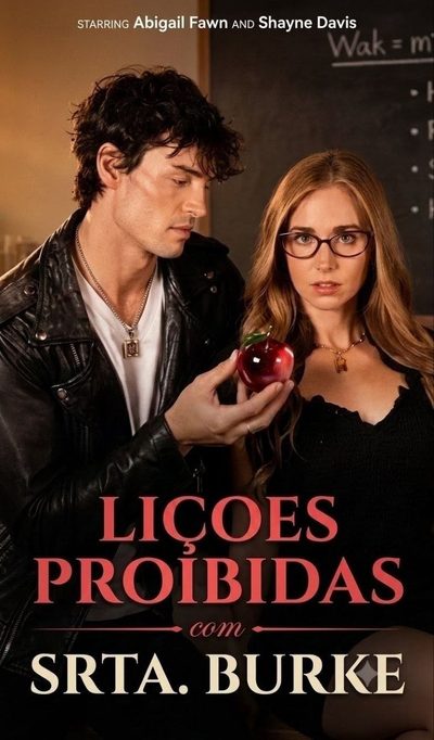 Capa da minissérie LIÇÕES PROIBIDAS COM A SRA. BURKE FORBIDDEN LESSONS WITH MS. BURKE Legenda exclusiva