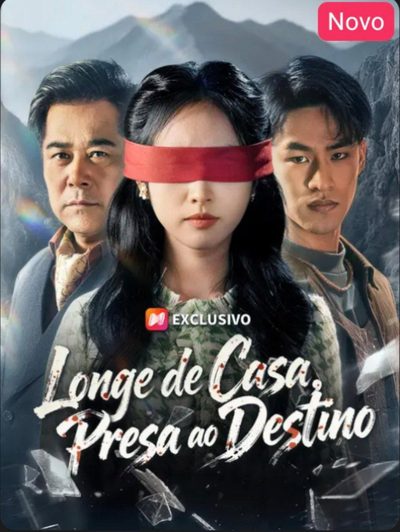 Capa da minissérie Longe de Casa Presa do Destino