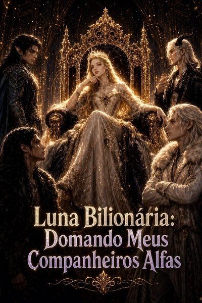Capa da minissérie Luna Bilionária: Domando Meus Companheiros Alfas