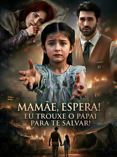 Capa da minissérie MAMÃE, ESPERE!, EU TROUXE O PAPAI PARA TE SALVAR MAMÃE, SEGURA, EU TROUXE O PAPAI PARA TE SALVAR Mommy Hold on! I Brought Daddy to save You