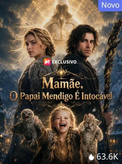 Capa da minissérie Mamãe, o Papai Mendingo e Intocável