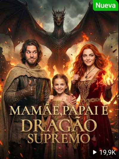 Capa da minissérie Mamãe, Papai É Dragão Supremo