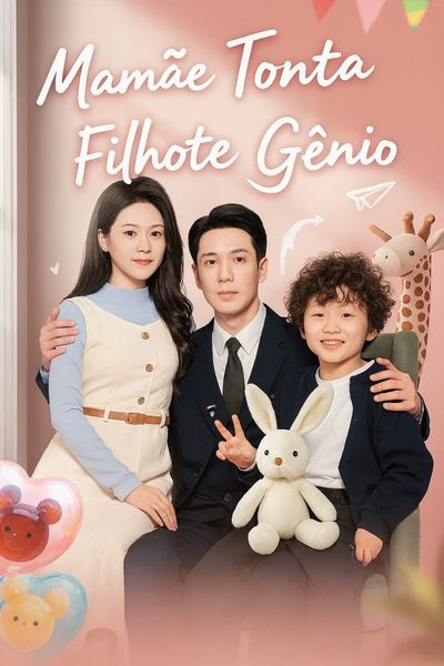 Capa da minissérie Mamãe Tonta Filhote Gênio