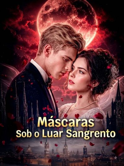 Capa da minissérie Máscaras Sob o Luar Sangrento