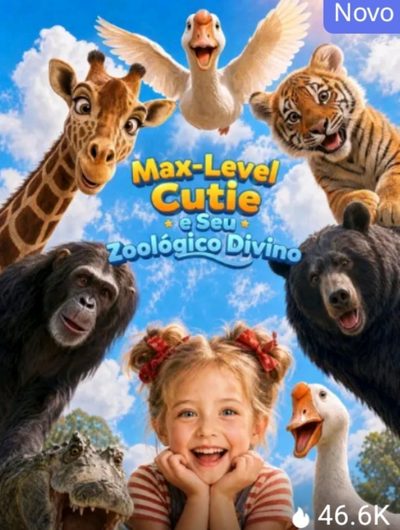Capa da minissérie Max-level Cutie e Seu Zoológico Divino